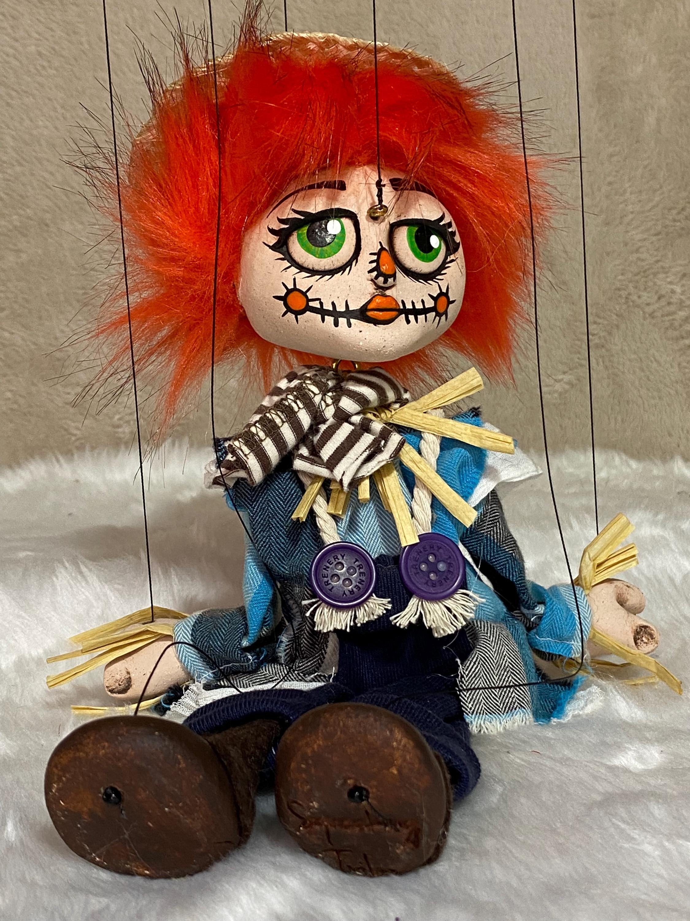 Scarecrow Doll: Cosplay Marionette Puppet