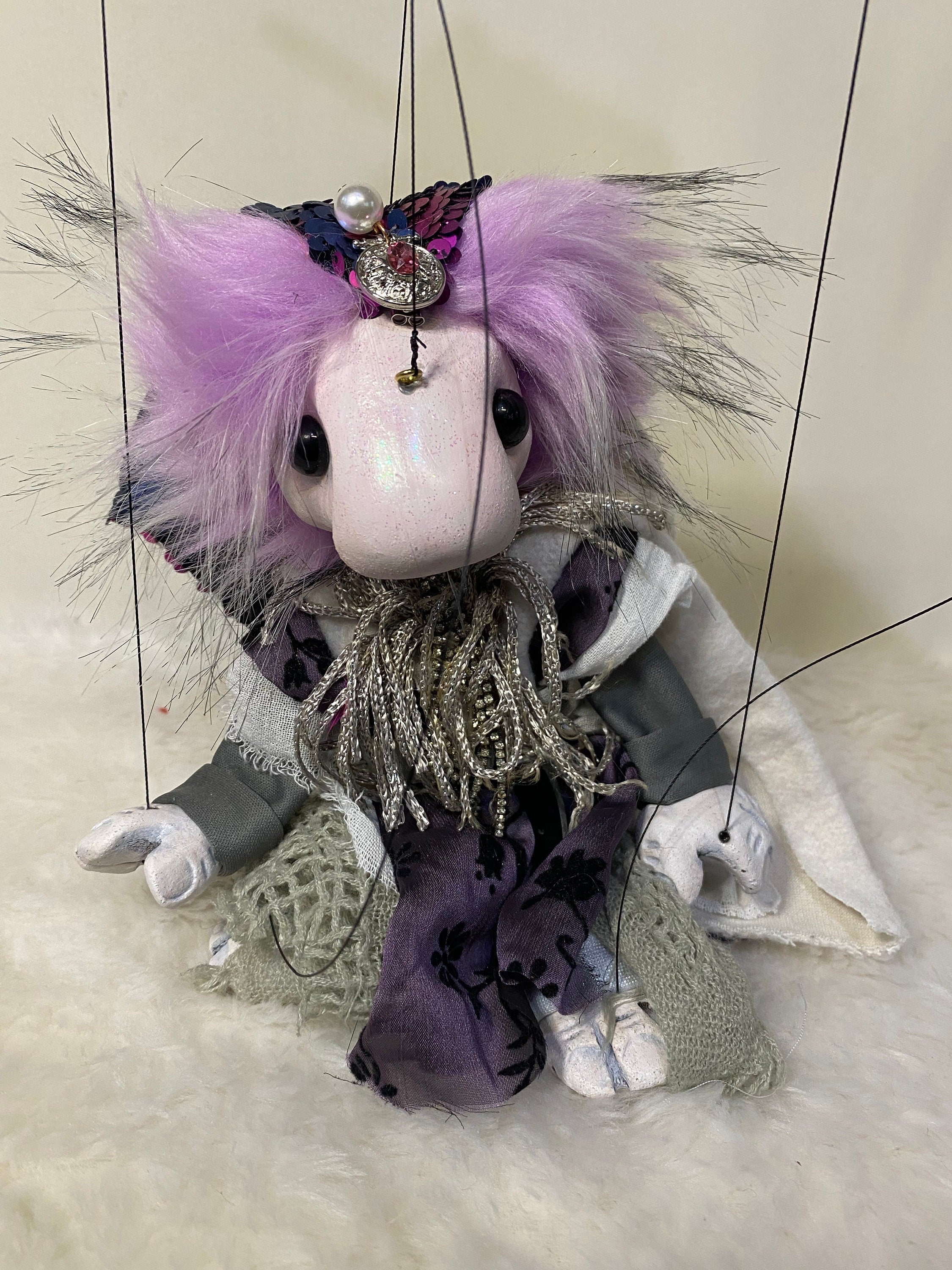 Sora - an Aeyrie Oddling marionette