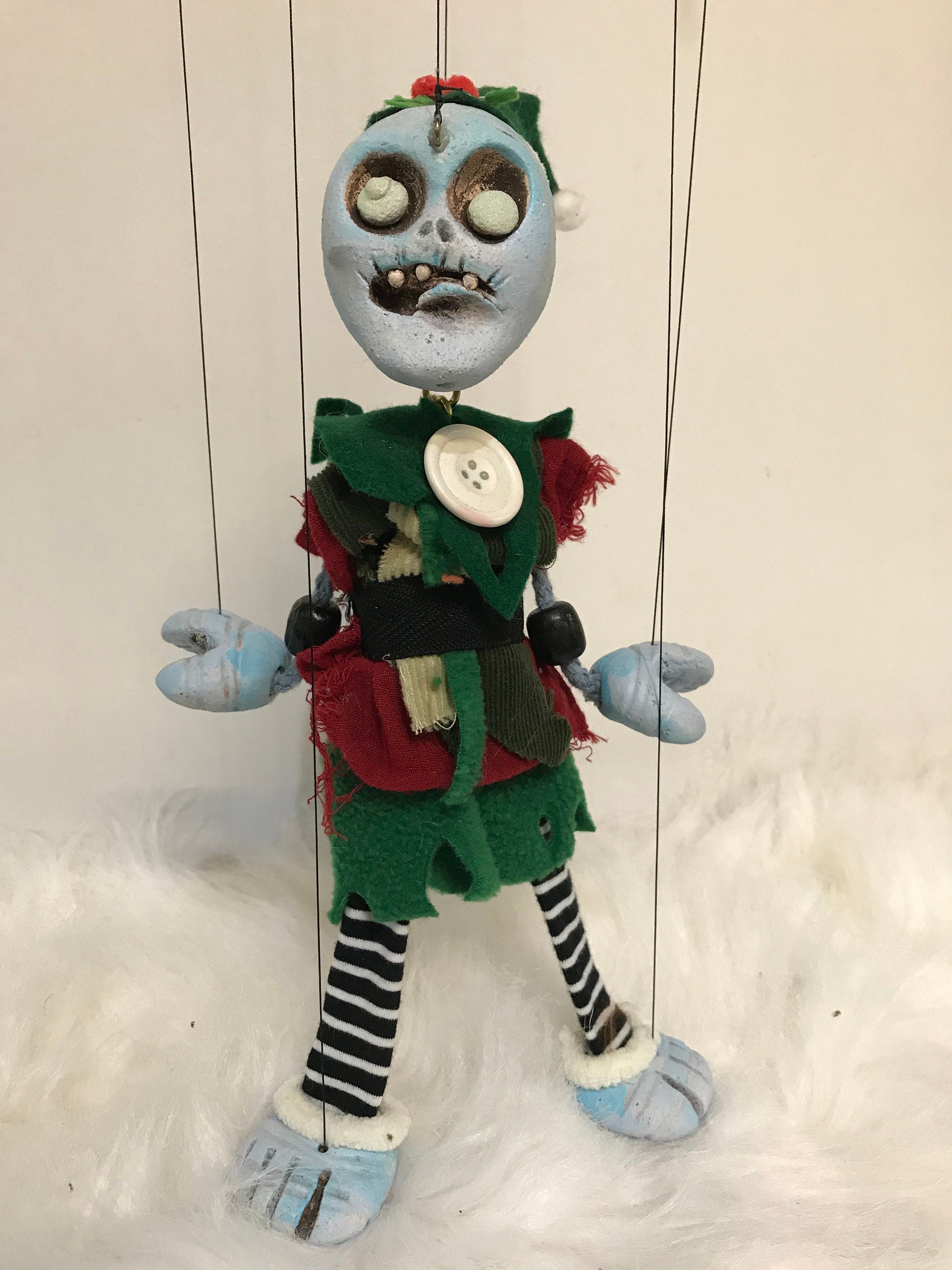 Santa’s Dead little helper Zombie Elf l Marionette