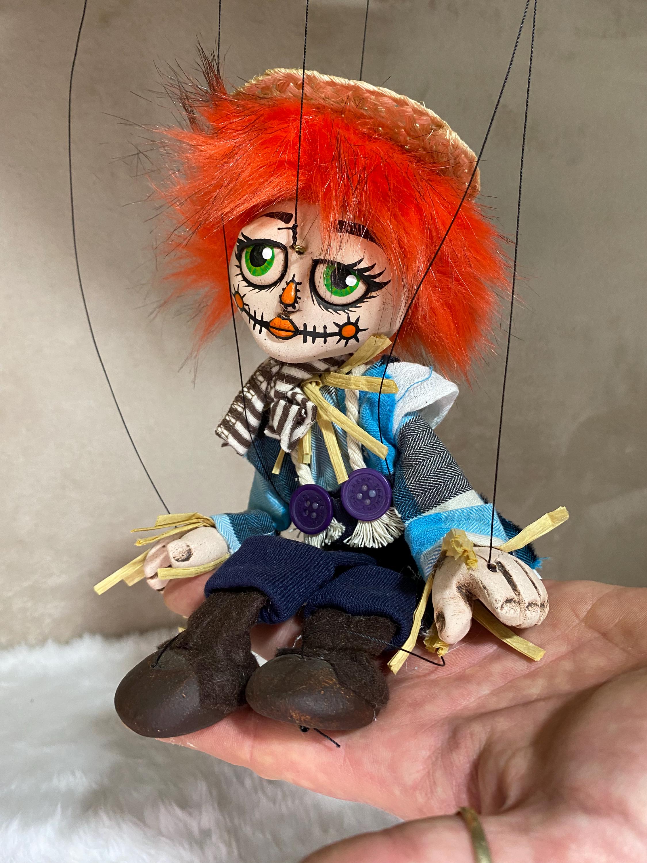 Scarecrow Doll: Cosplay Marionette Puppet