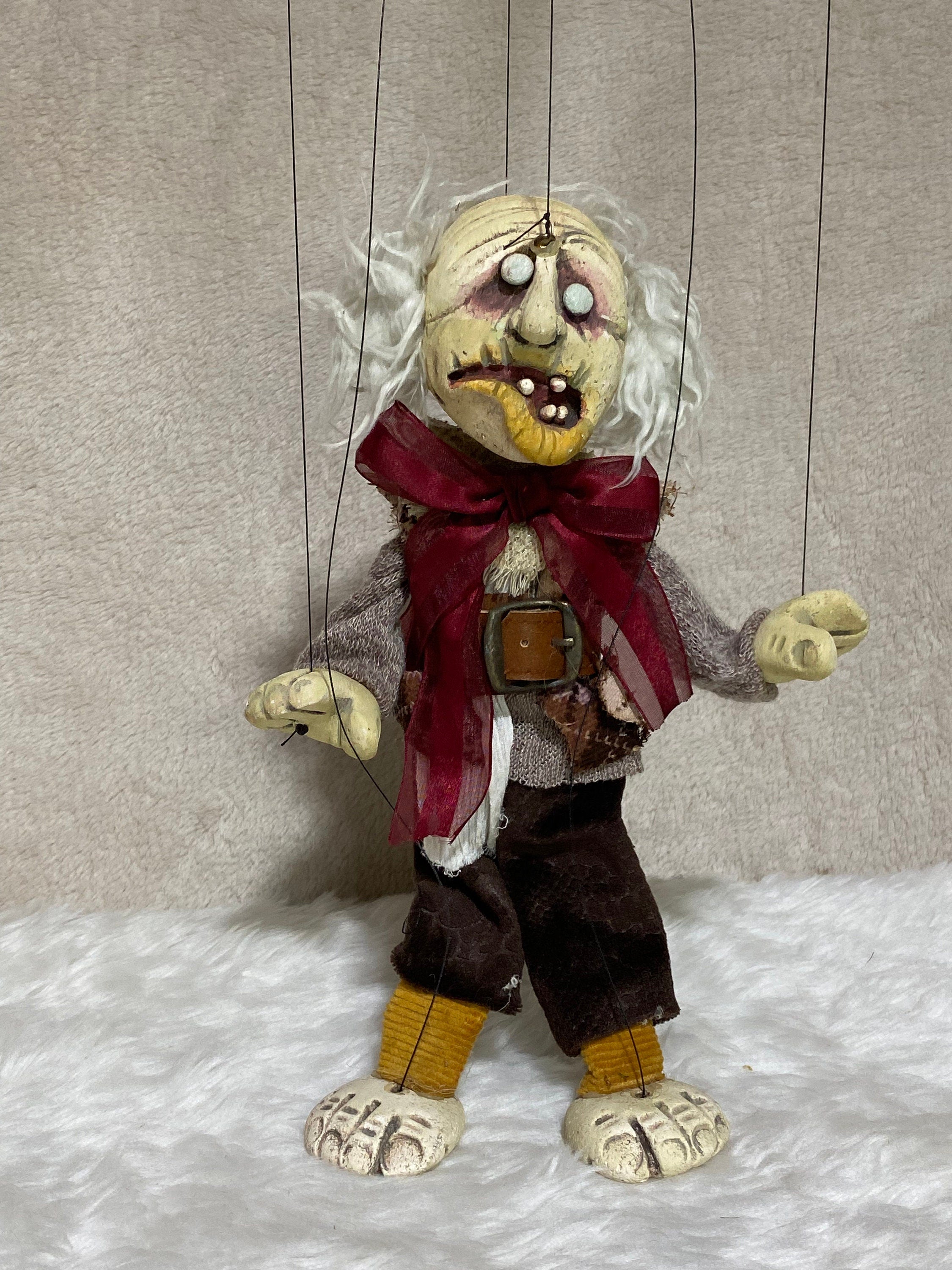 Uncle Ebenezer: Undead Zombie Marionette Puppet