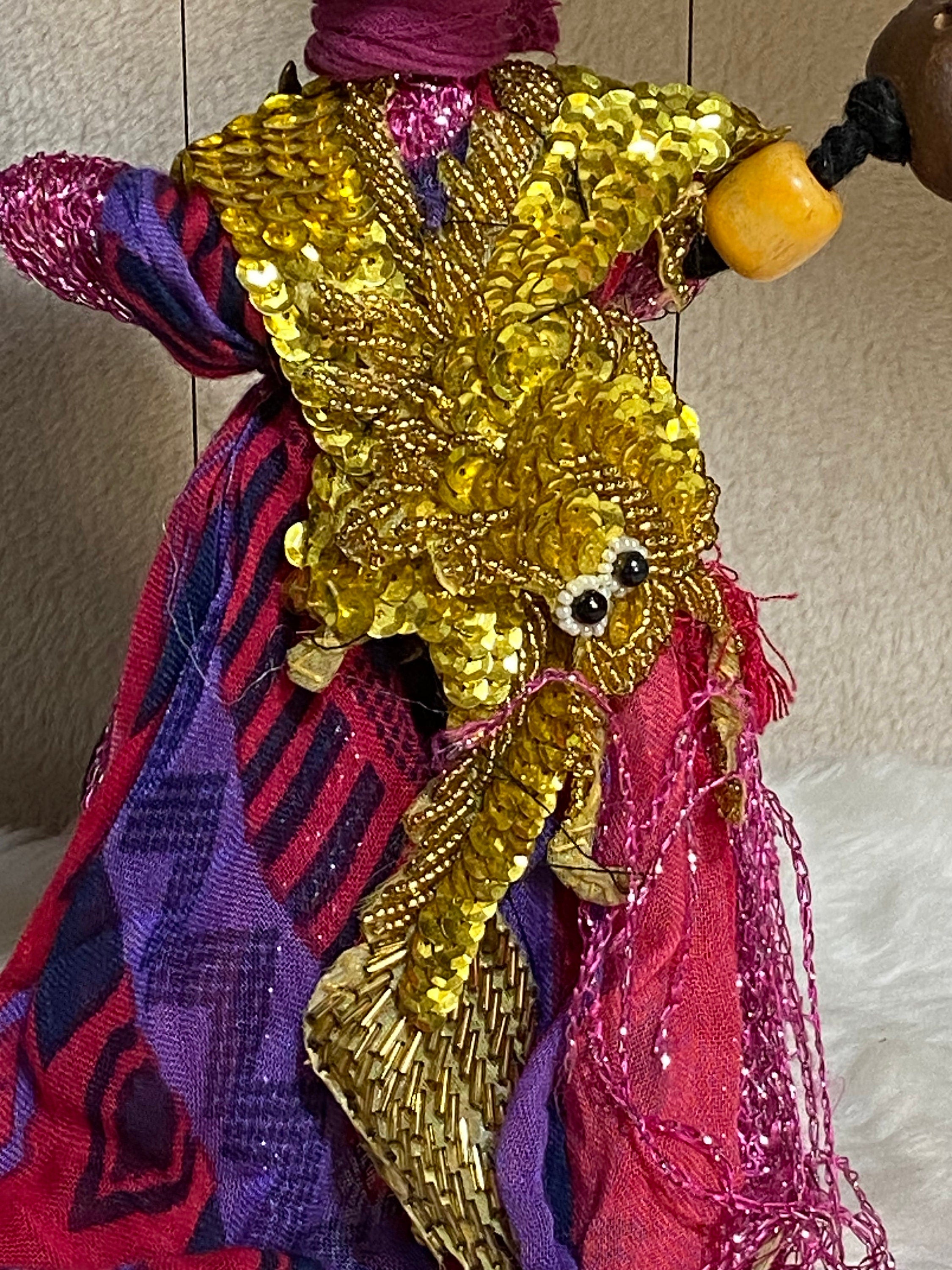 Queen Amala - Beautiful African Princess Marionette
