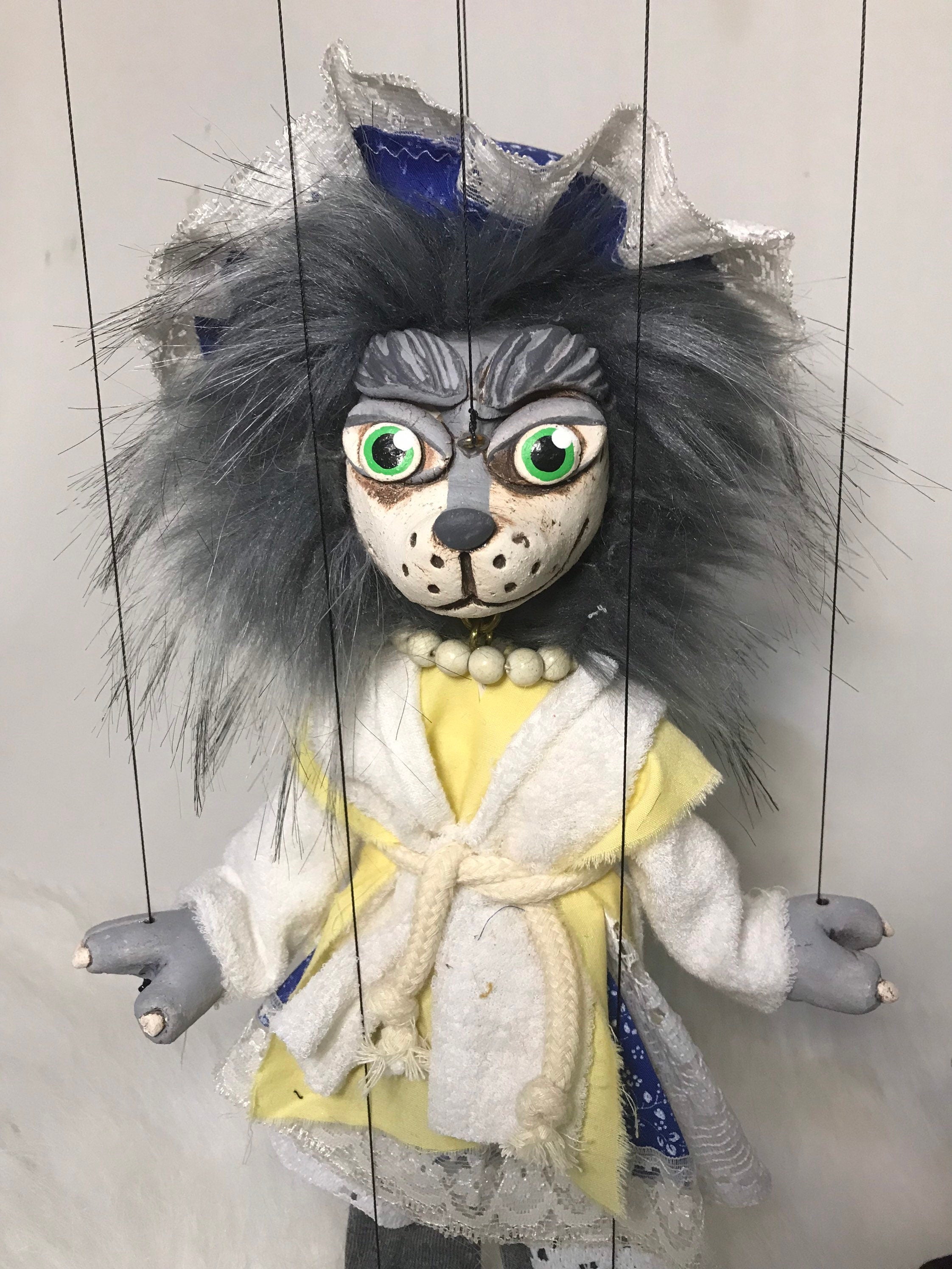 Little Red Riding Hood and the Big Bad Wolf Marionettes