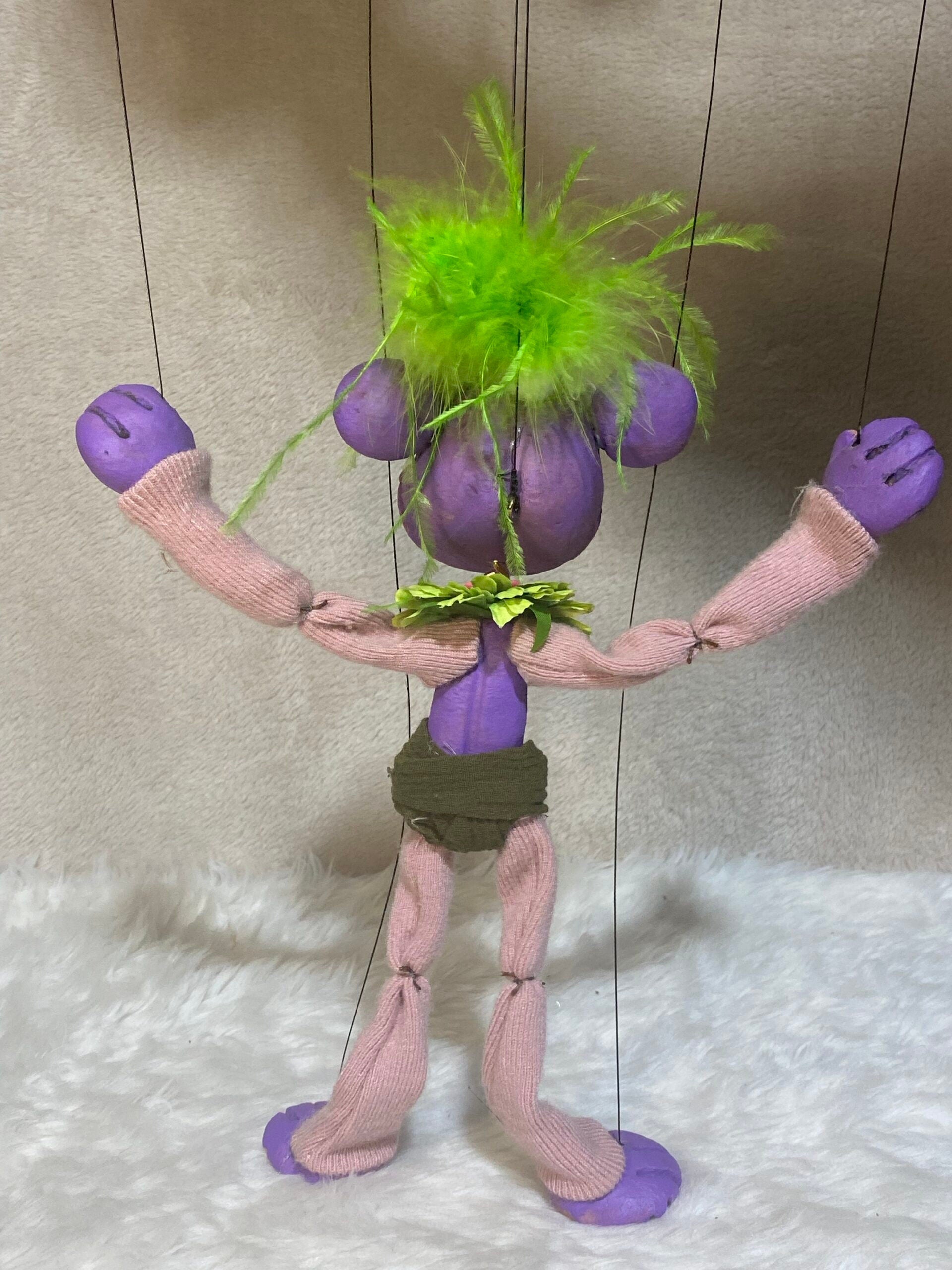 Crazy Purple Monkey - Anthro Marionette
