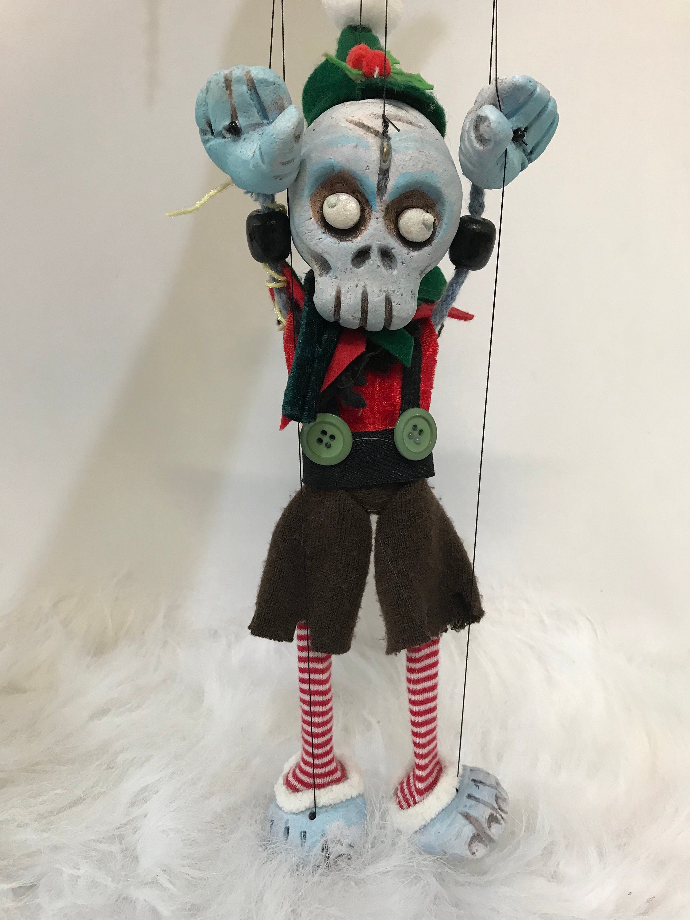 Santa’s Dead little helper Zombie Elf lll Marionette