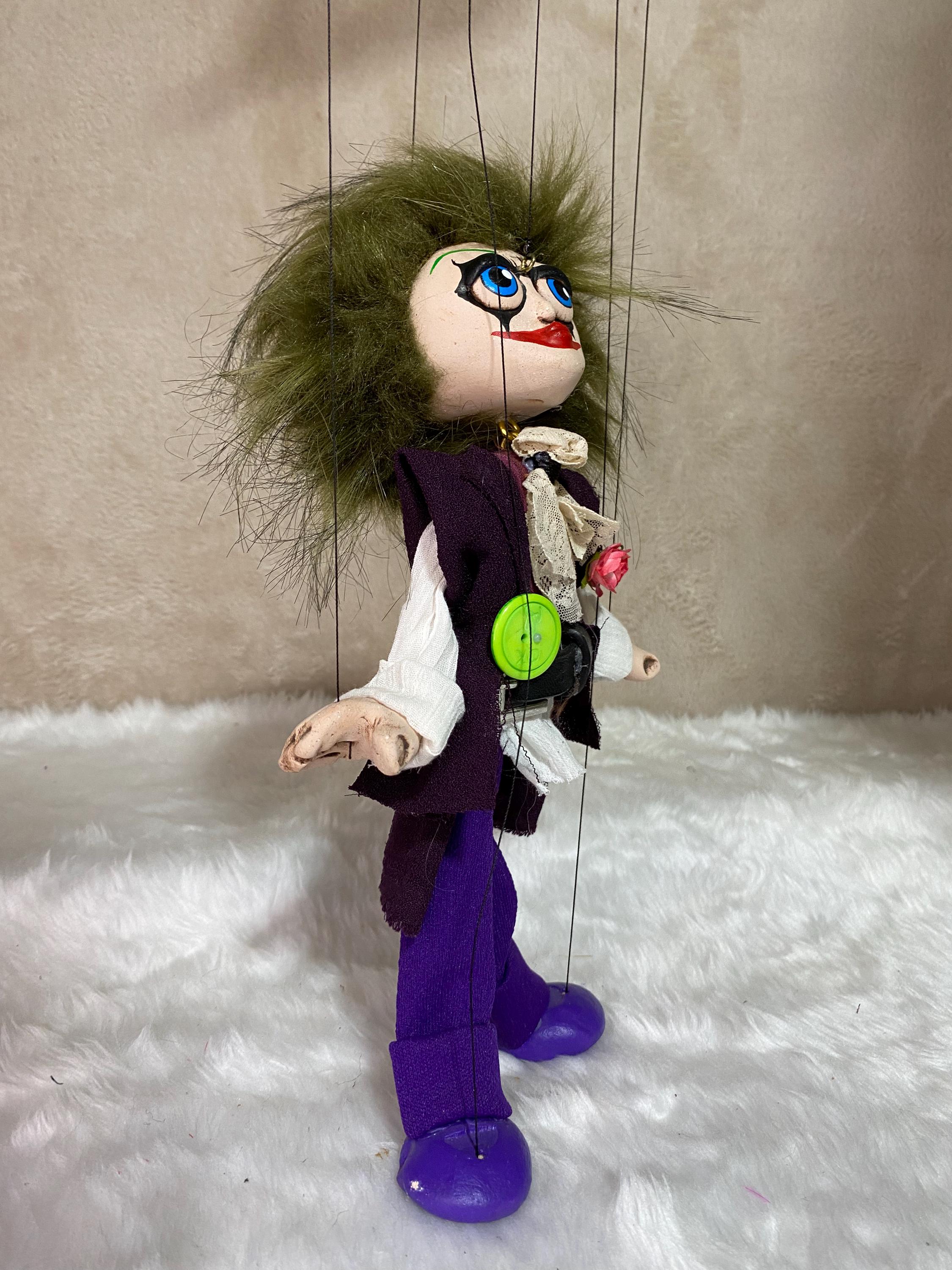 The Joker Doll: Cosplay Marionette Puppet