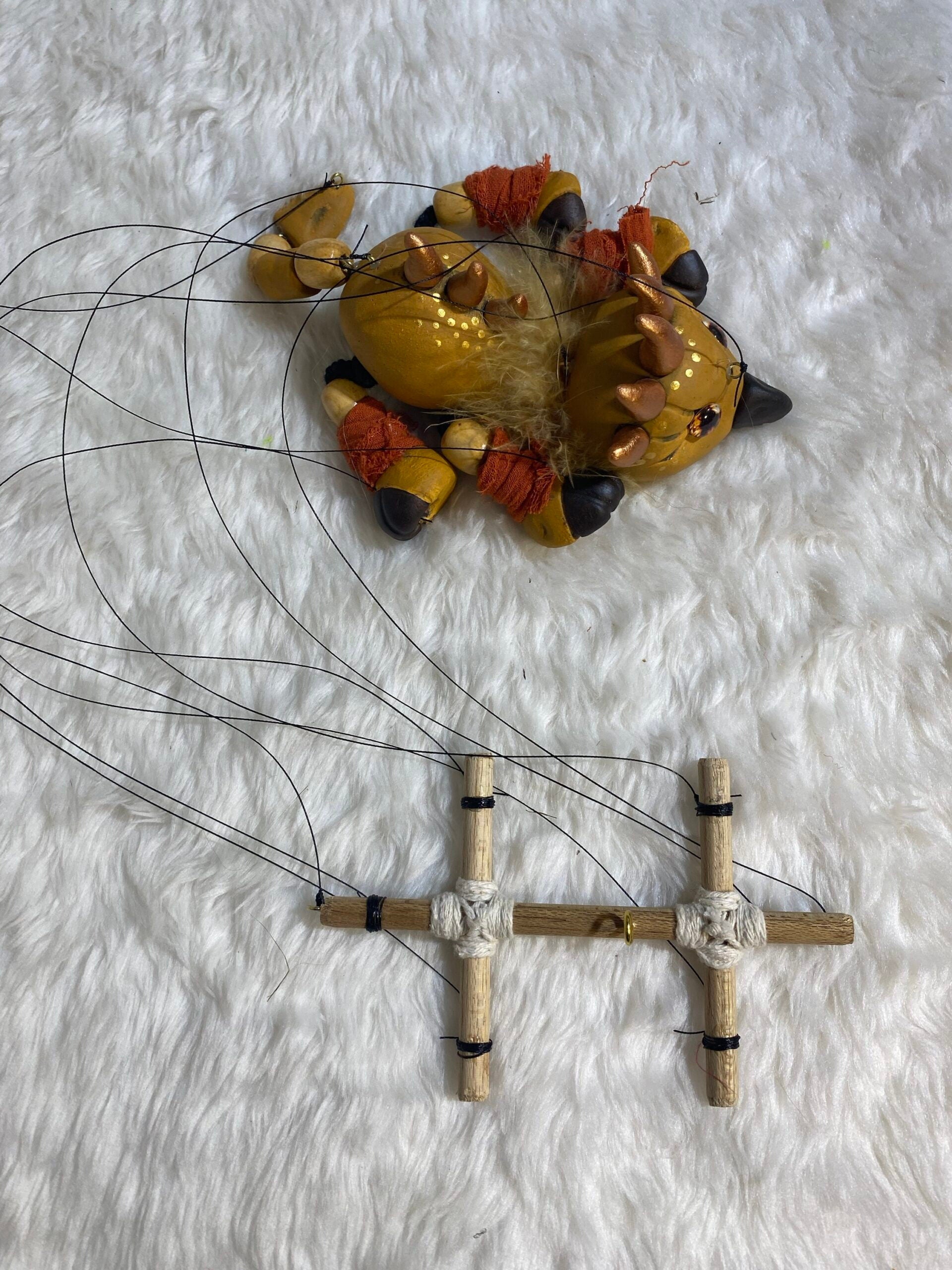 Sunbird Dragon Marionette Puppet