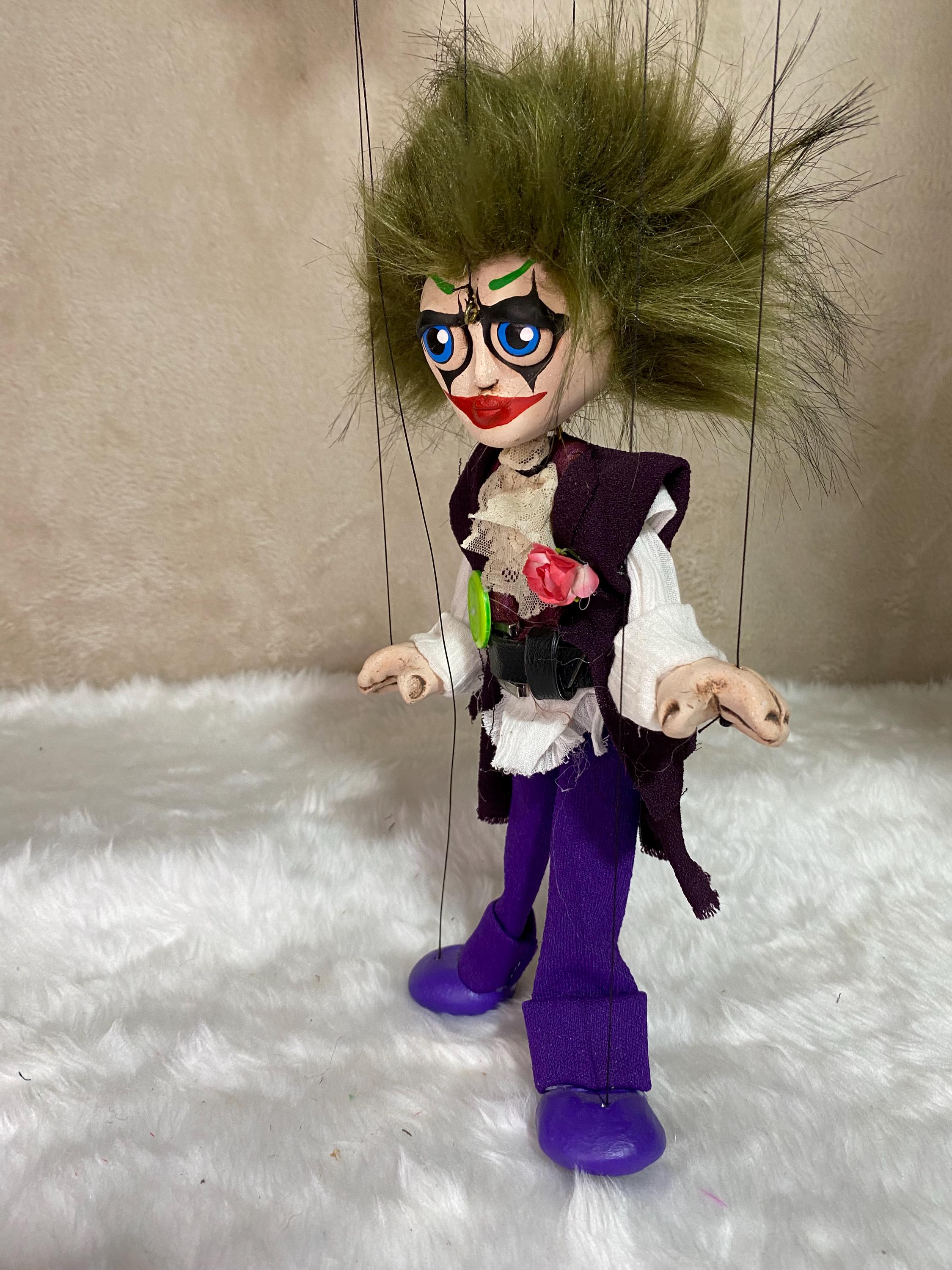 The Joker Doll: Cosplay Marionette Puppet