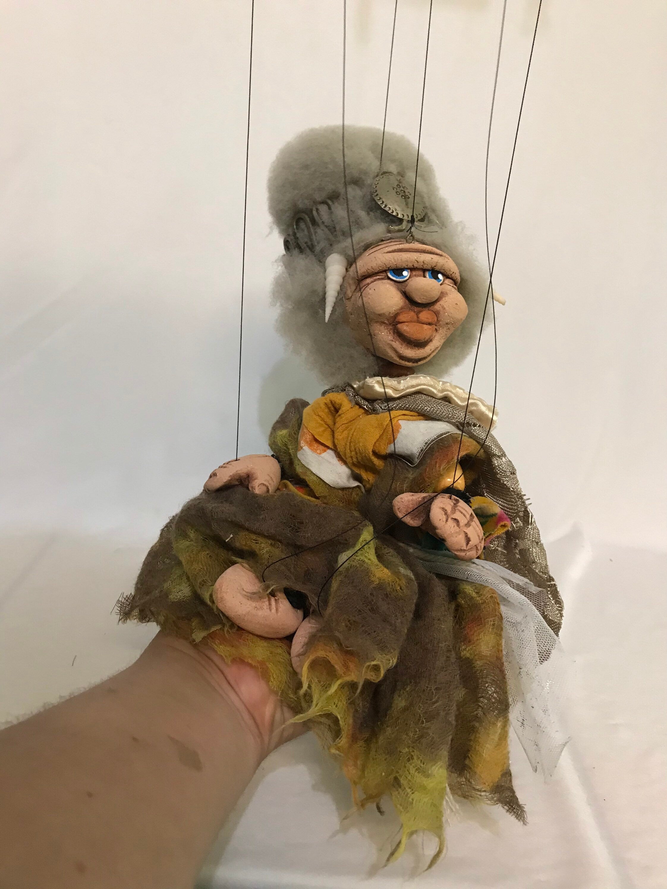 Longh Horne the Ogress Viking God Marionette