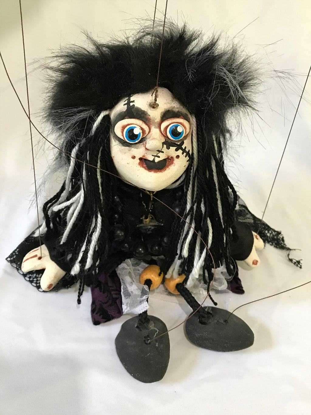 Cassandra: Goth Girl Marionette Puppet