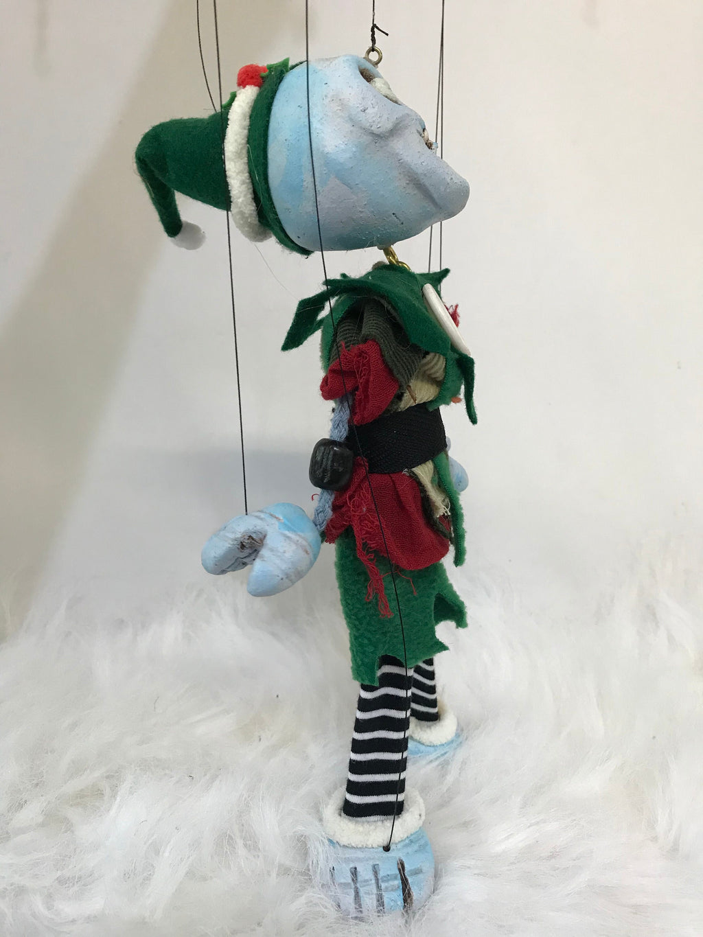 Santa’s Dead little helper Zombie Elf l Marionette