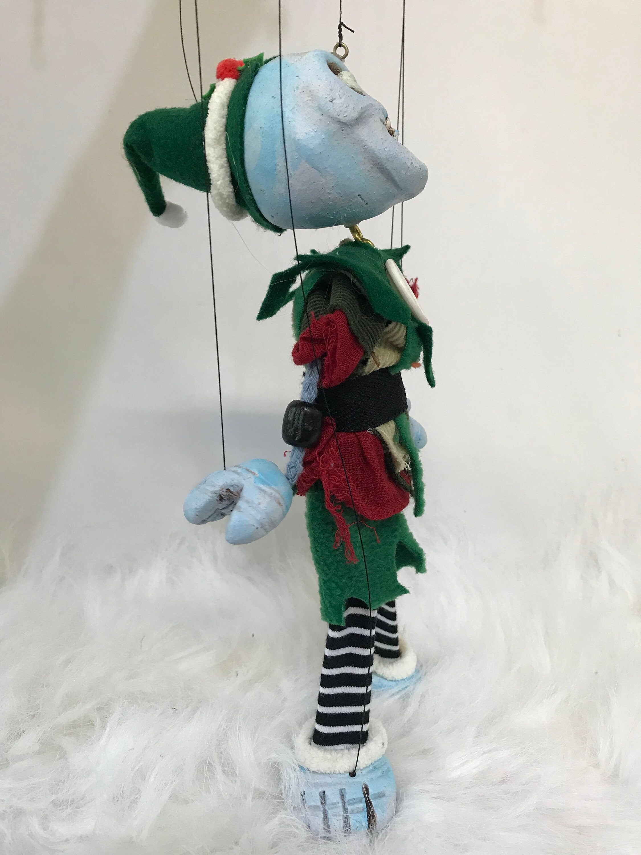 Santa’s Dead little helper Zombie Elf l Marionette