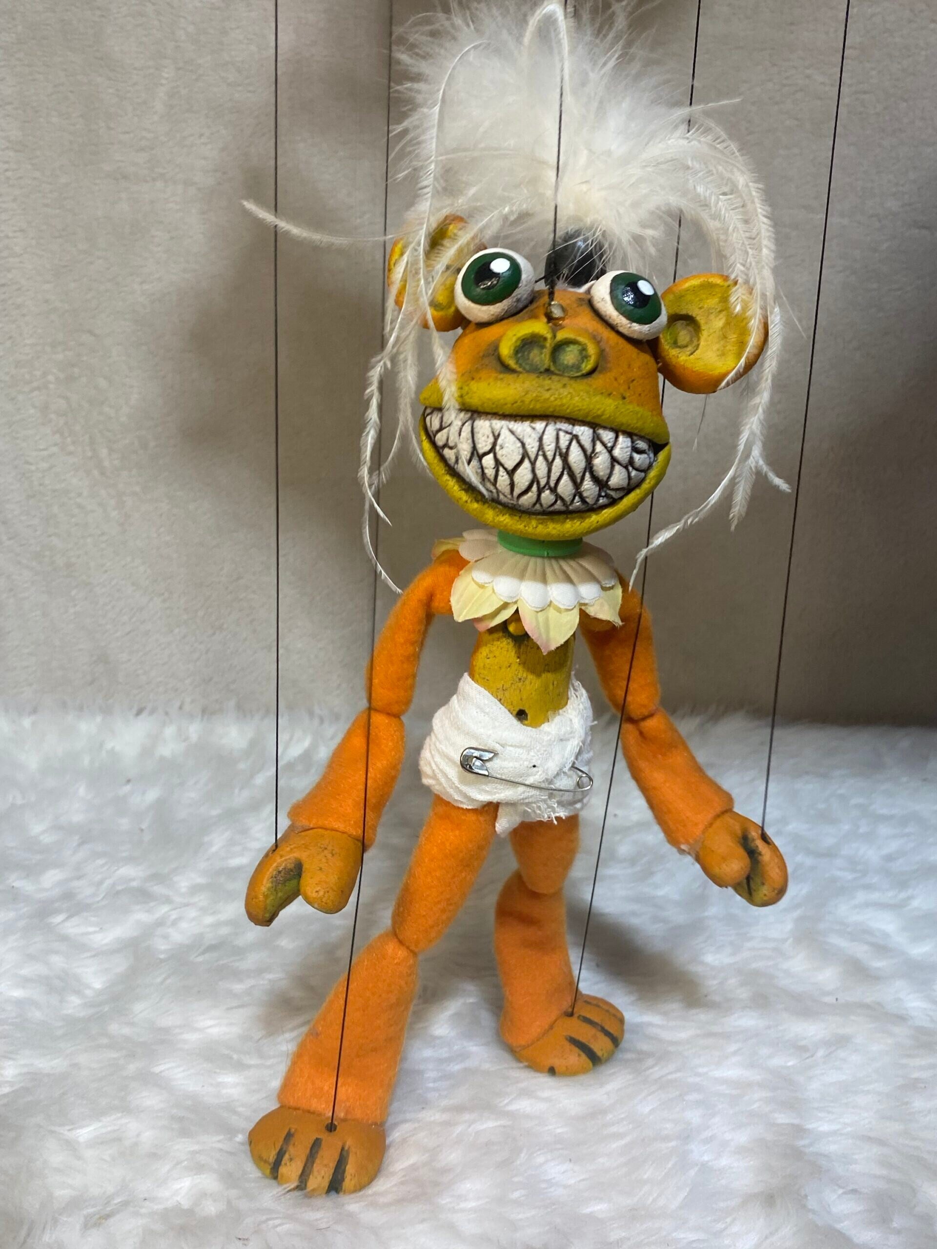 Crazy Orange Monkey - Anthro Marionette