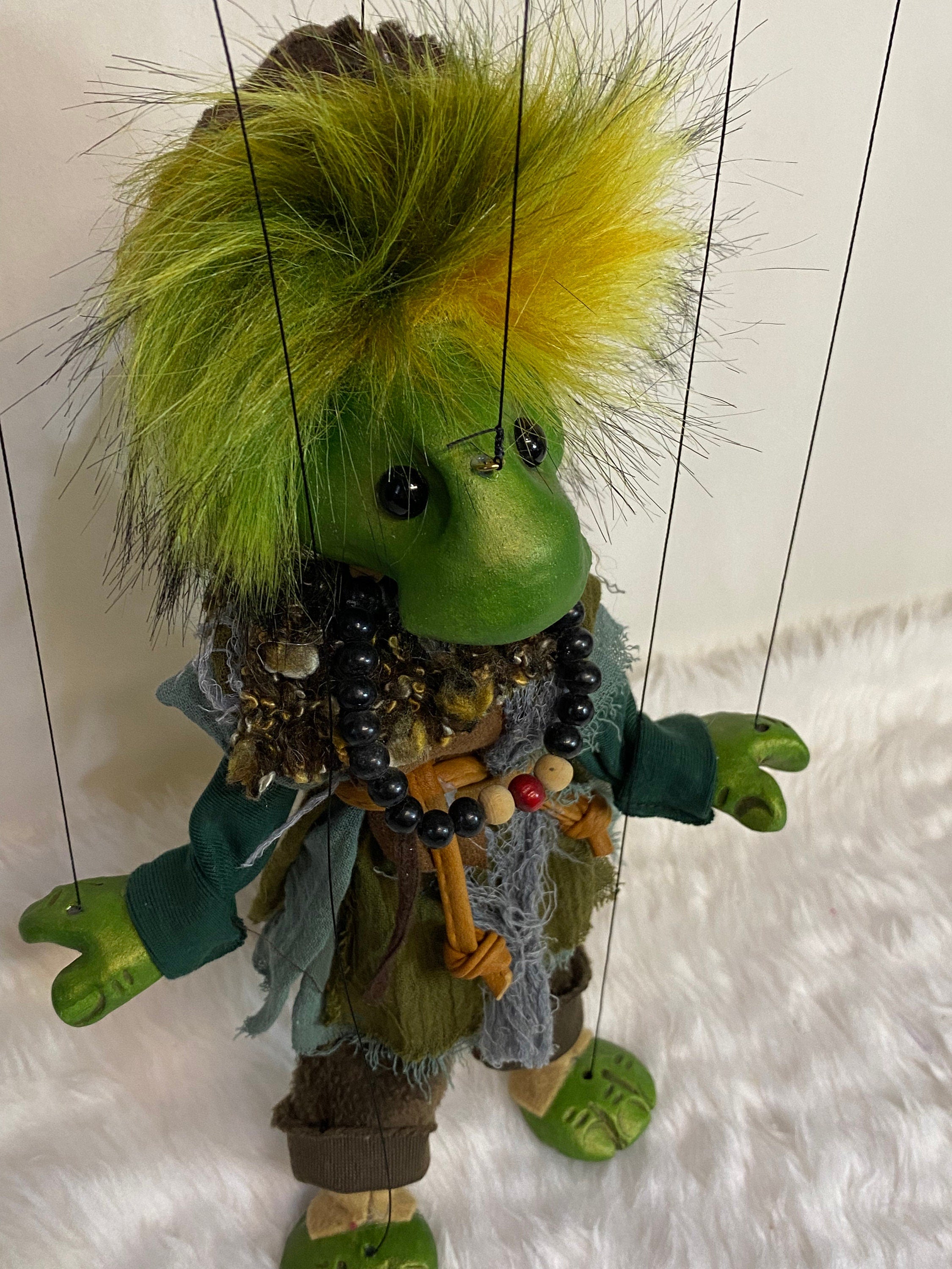 Dankin - a Swampling Oddling marionette