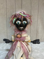 Carnation Noir - Nubian Princess Marionette